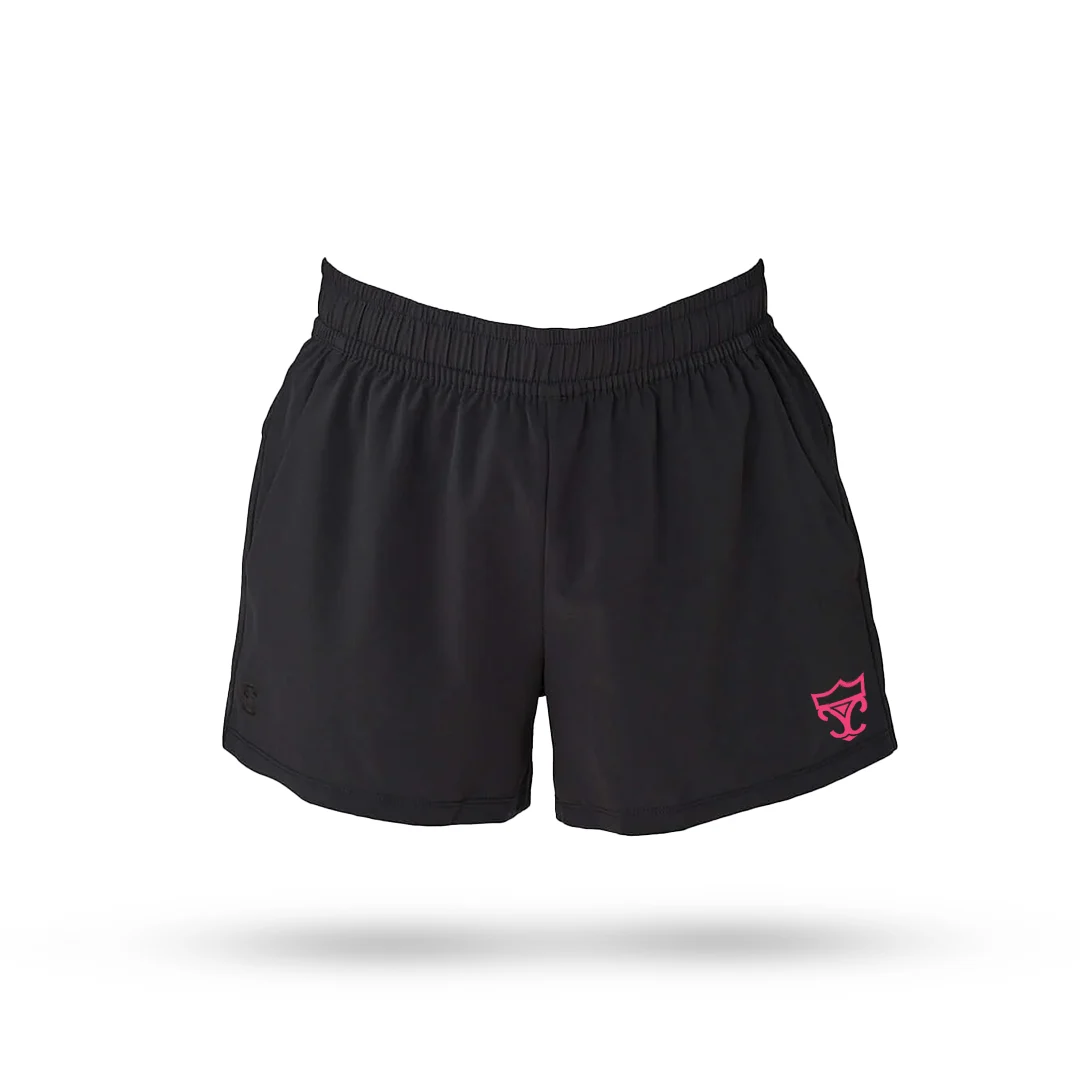 Champion Catalysts logo on shorts mockup
