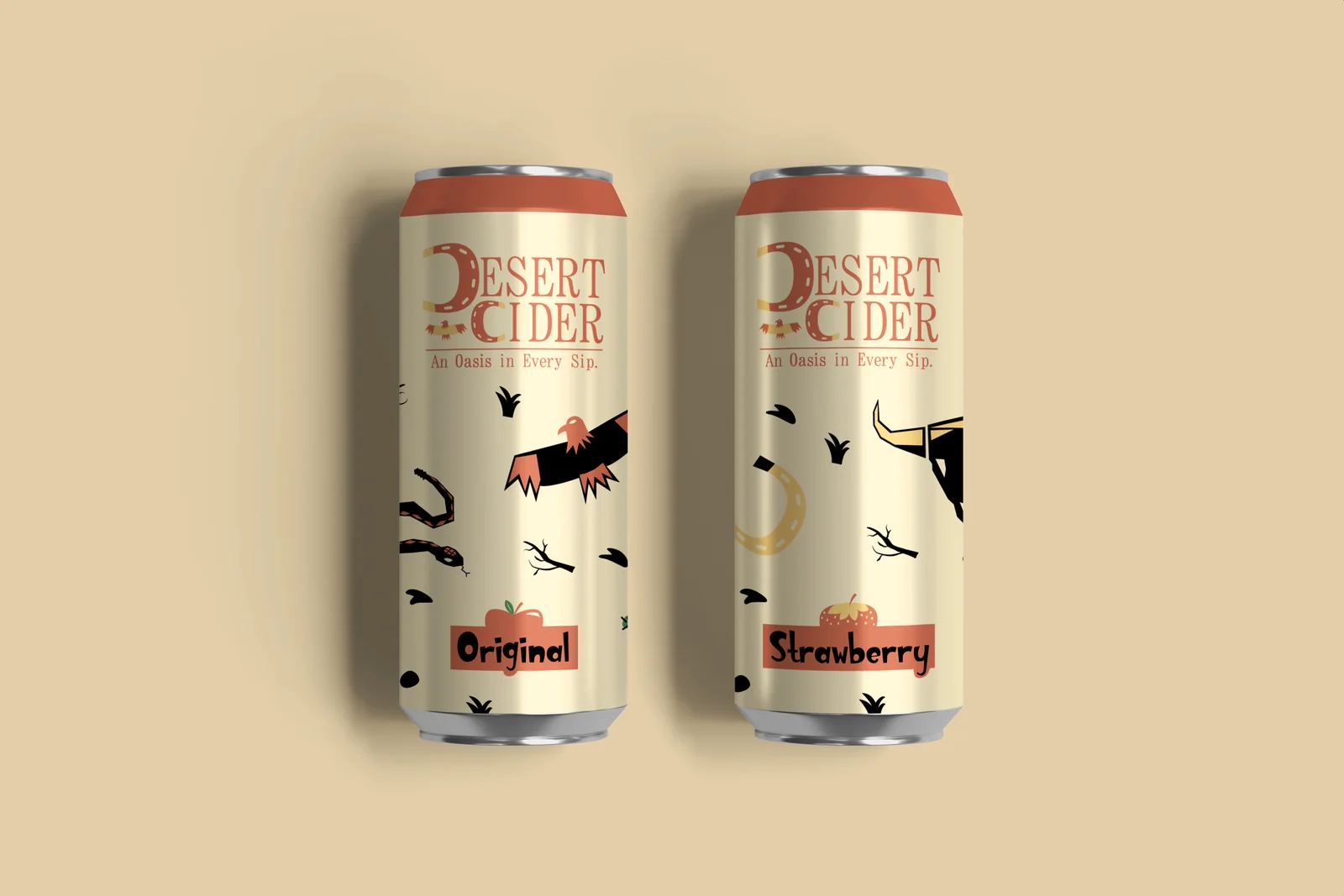Desert Cider can flavor variations