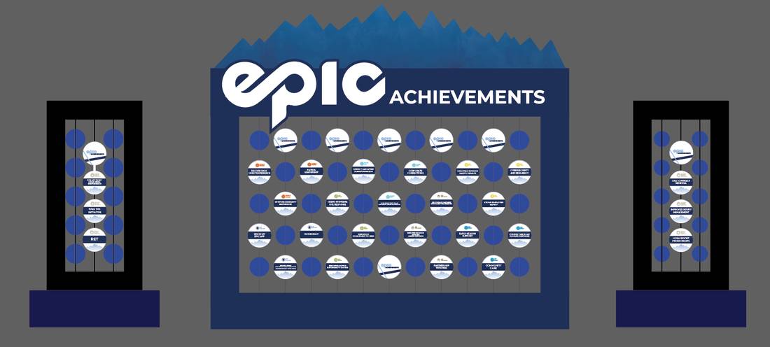 Digital concept render of the achievement wall and side towers