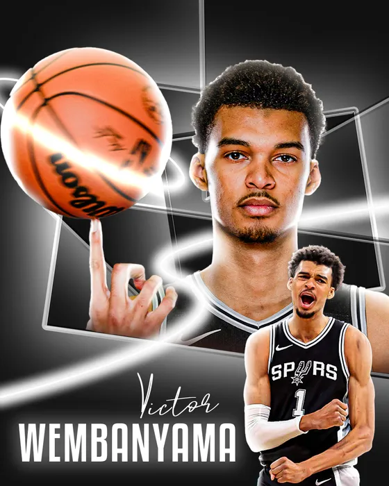 Victor Wembanyama graphic by Jack Born