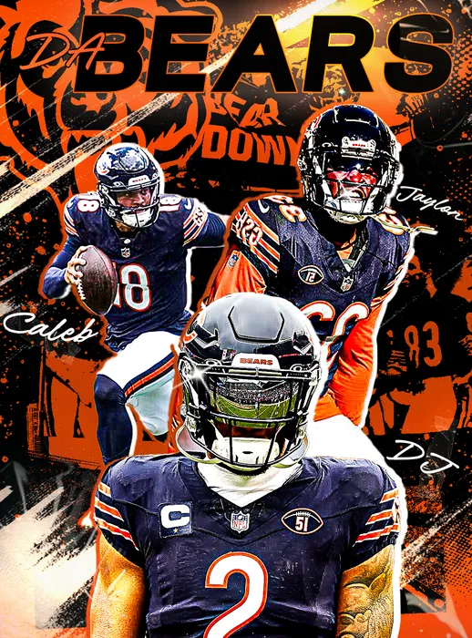 Chicago Bears graphic by Jack Born