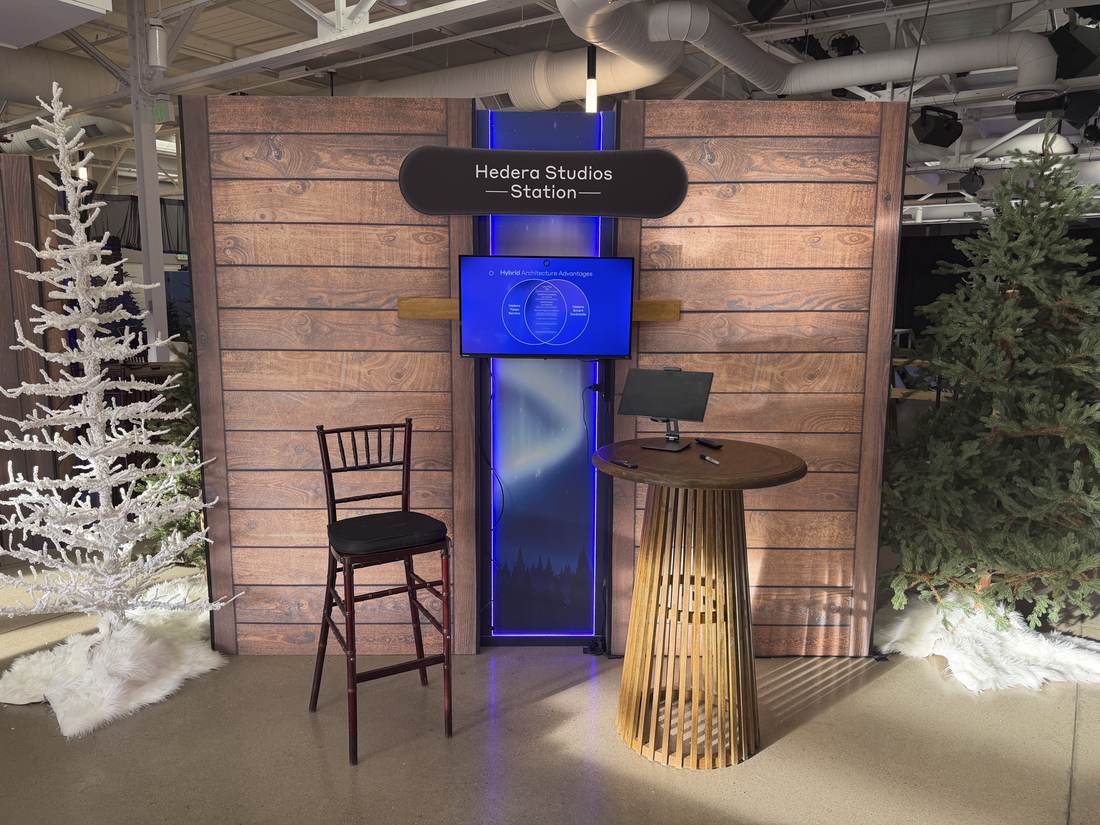 Hedera Studios Station booth