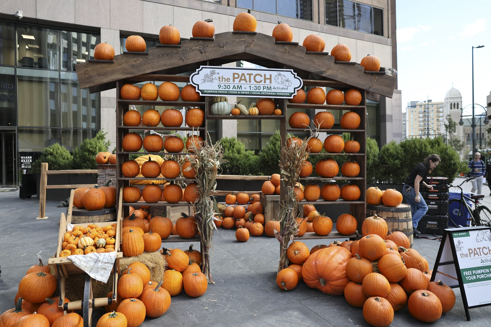 The Patch pumpkin stand