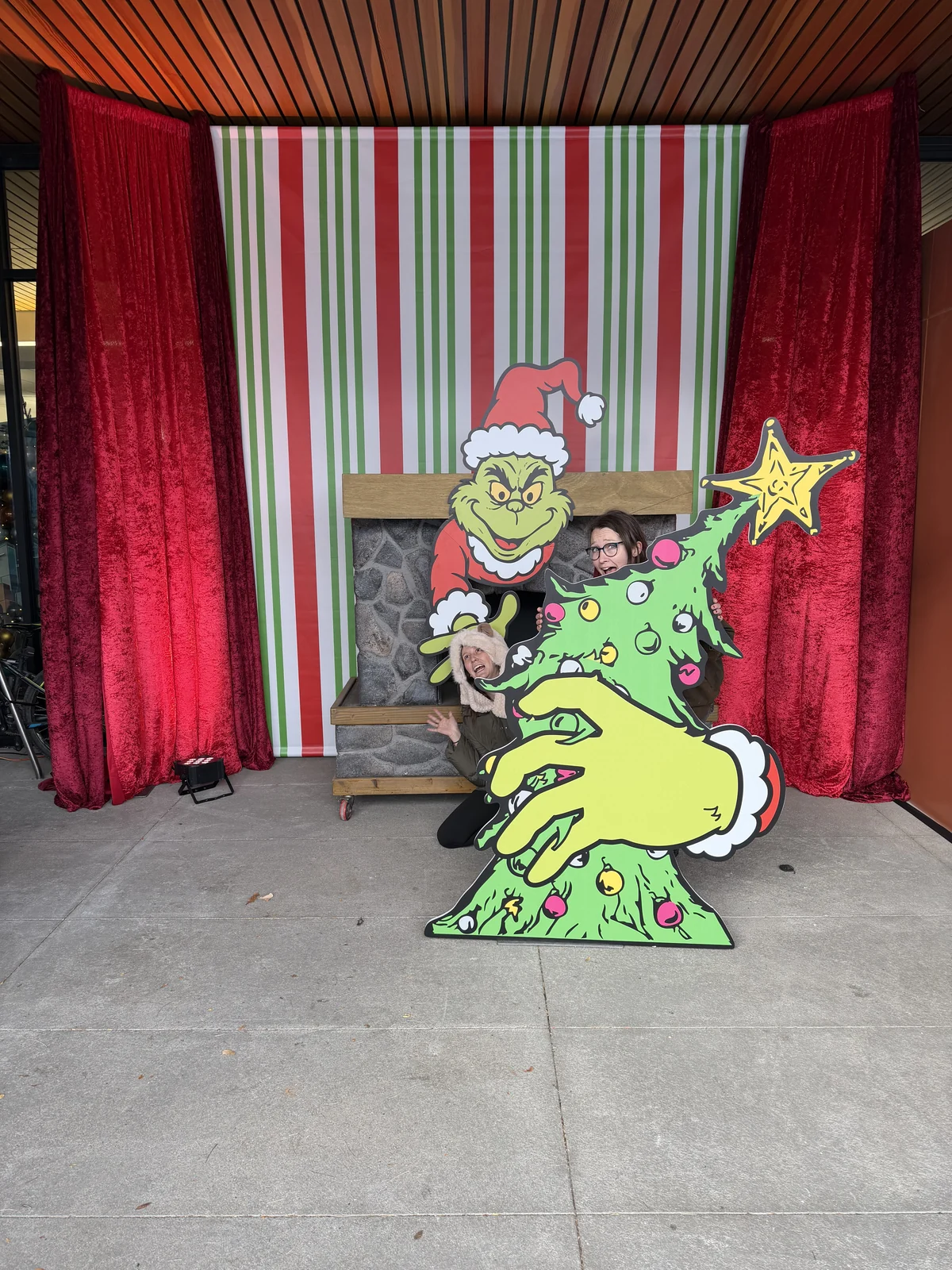 Grinch photo op