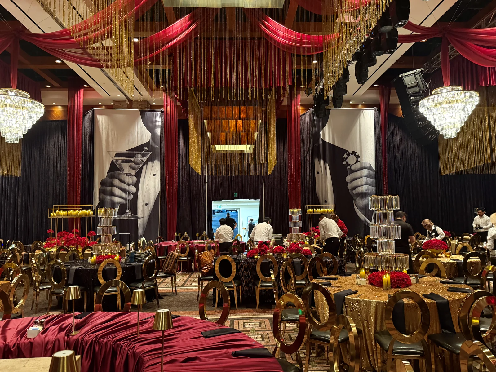 Art deco gala floor