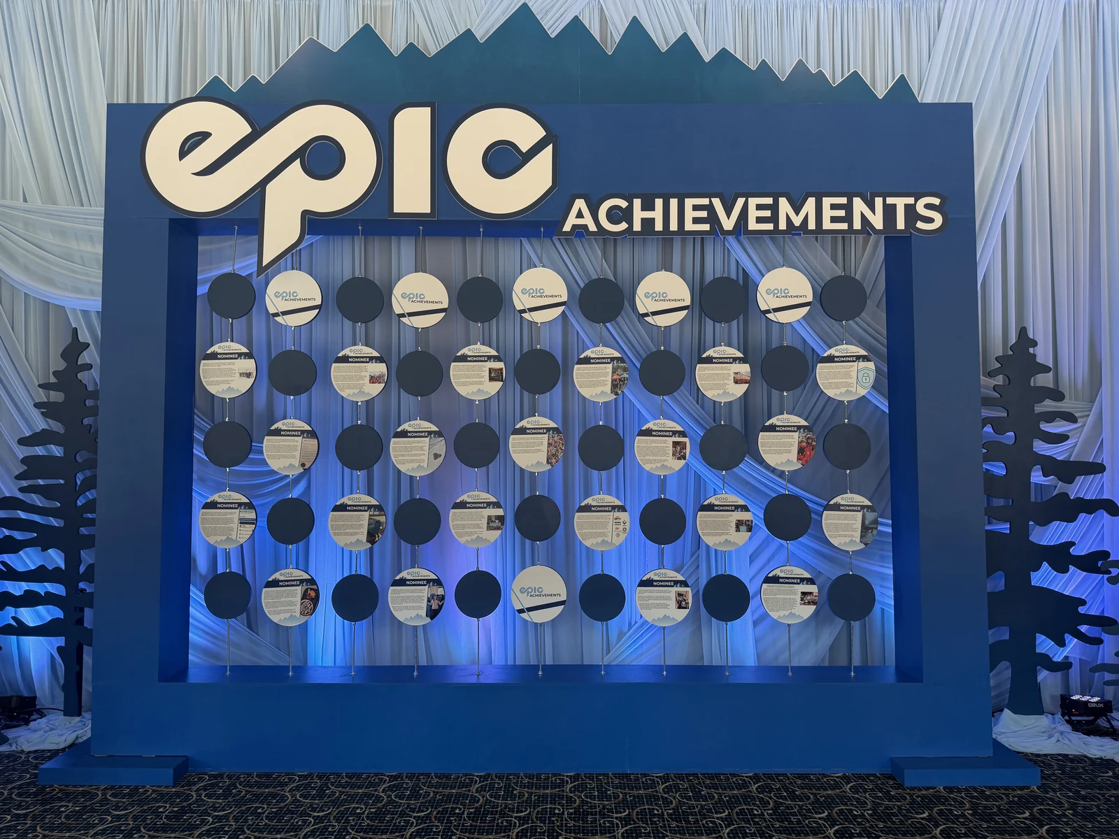 Epic Achievements stage installation